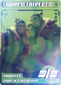 Gruff Triplets Foil - Alfies
