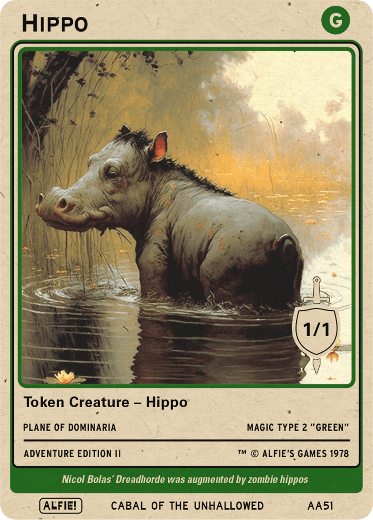 Hippo 1/1 - Alfies