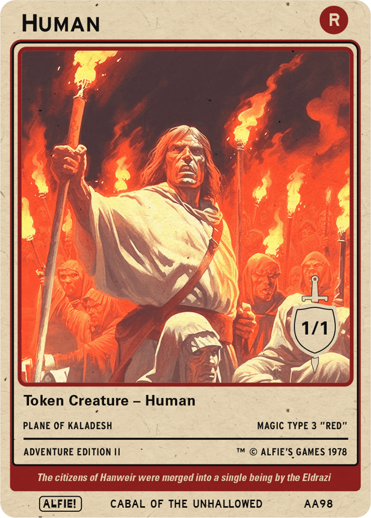 Human 1/1 Red - Alfies