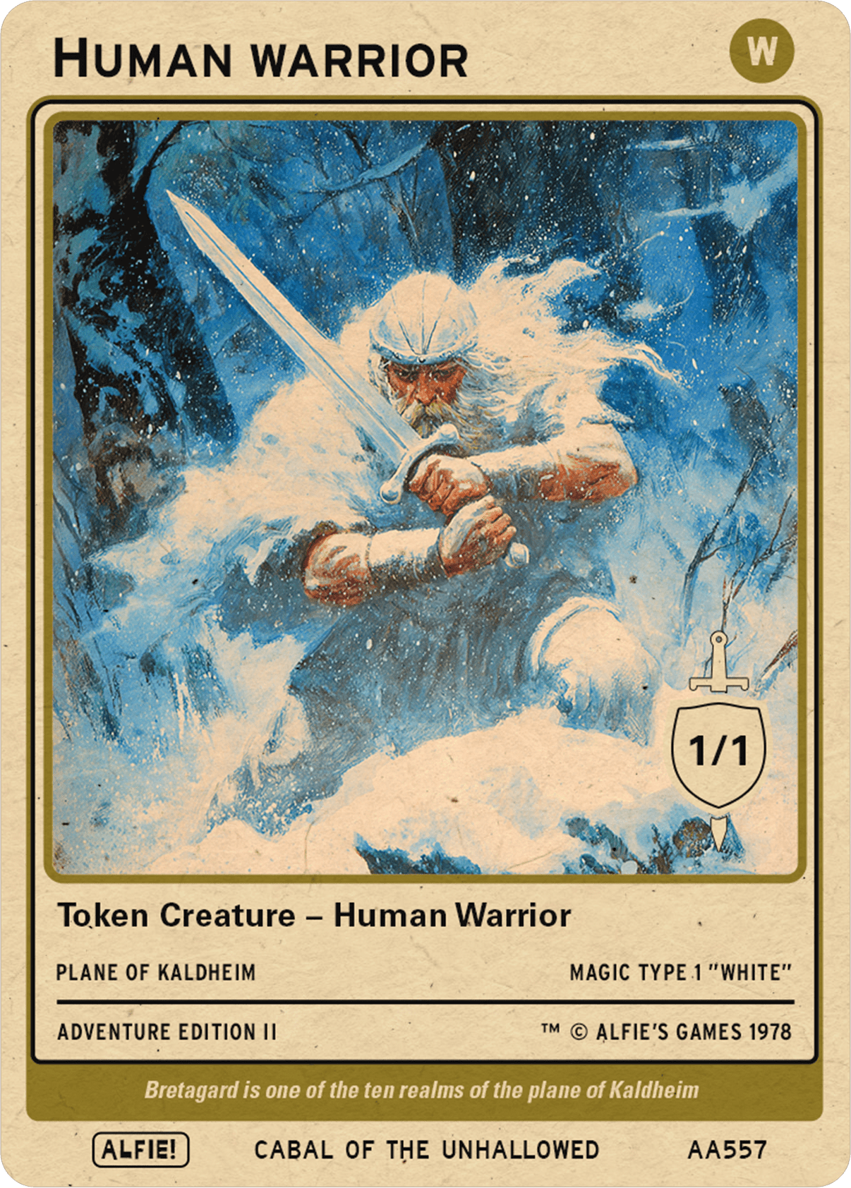 Human Warrior - Alfies