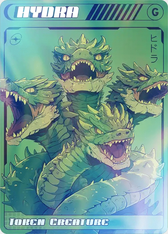 Hydra Foil token Magic mtg | Custom Anime Style | Alfies!