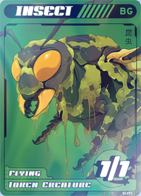 Insect 1/1 Black Green Flying Foil - Alfies