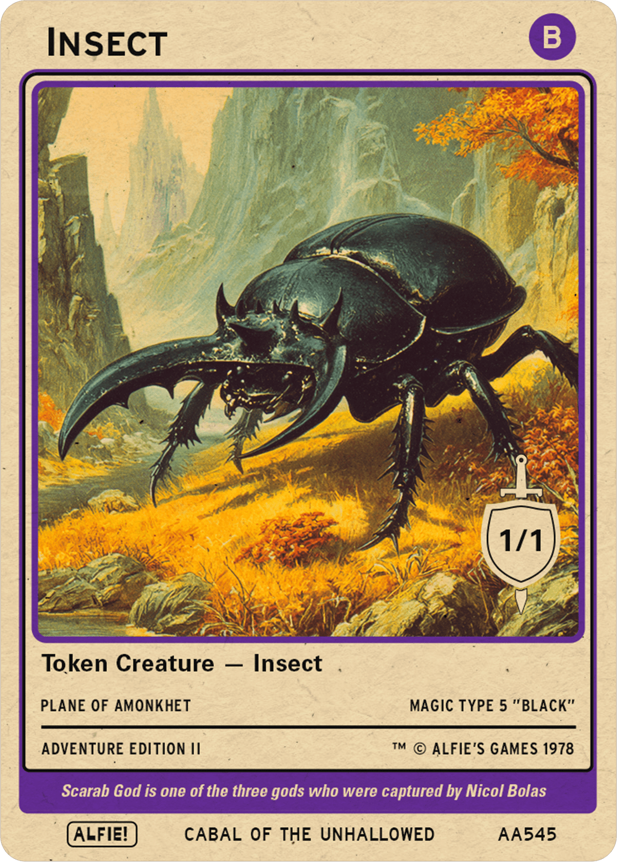 Insect Black 1/1 - Alfies