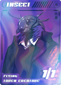 Insect Black Flying Foil - Alfies