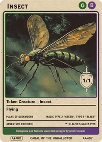 Insect Black Green Flying - Alfies