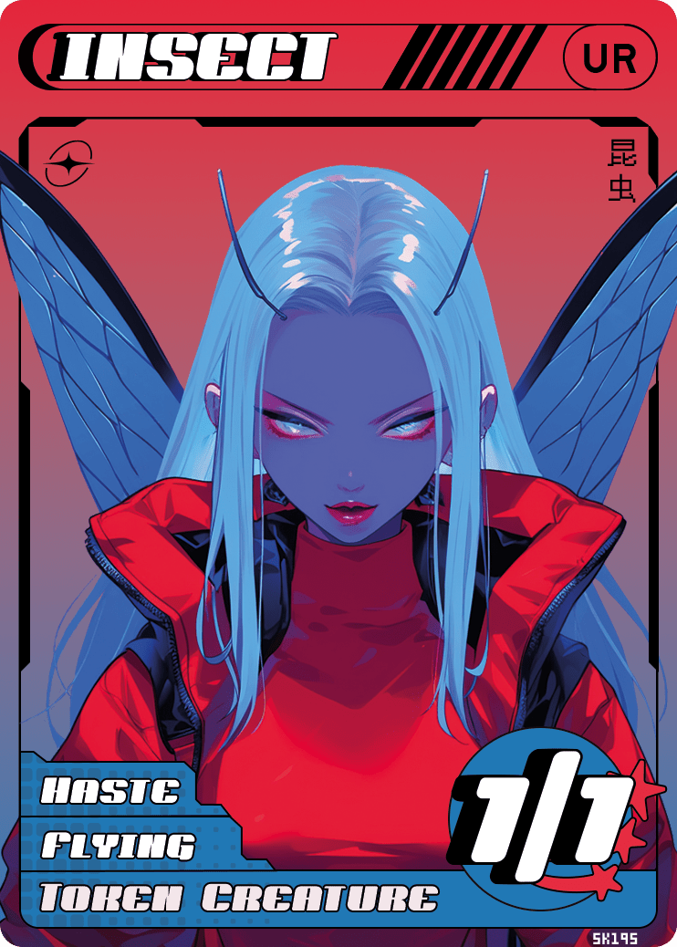 Insect Blue Red - Alfies