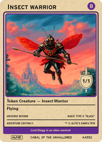 Insect Warrior - Alfies