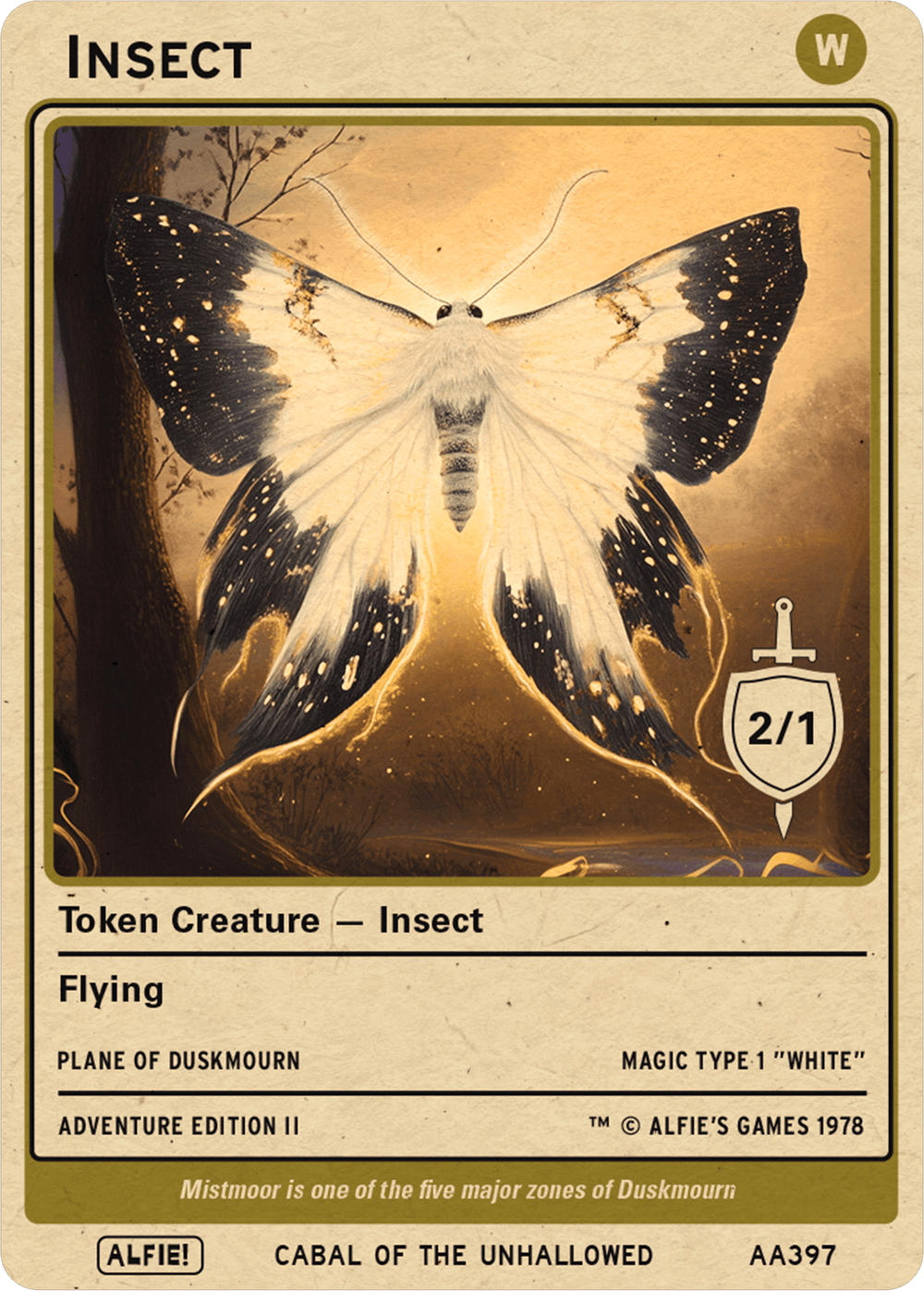 Insect White 2/1 Flying - Alfies