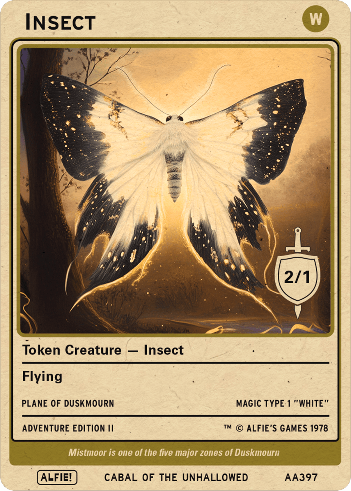 Insect White 2/1 Flying - Alfies