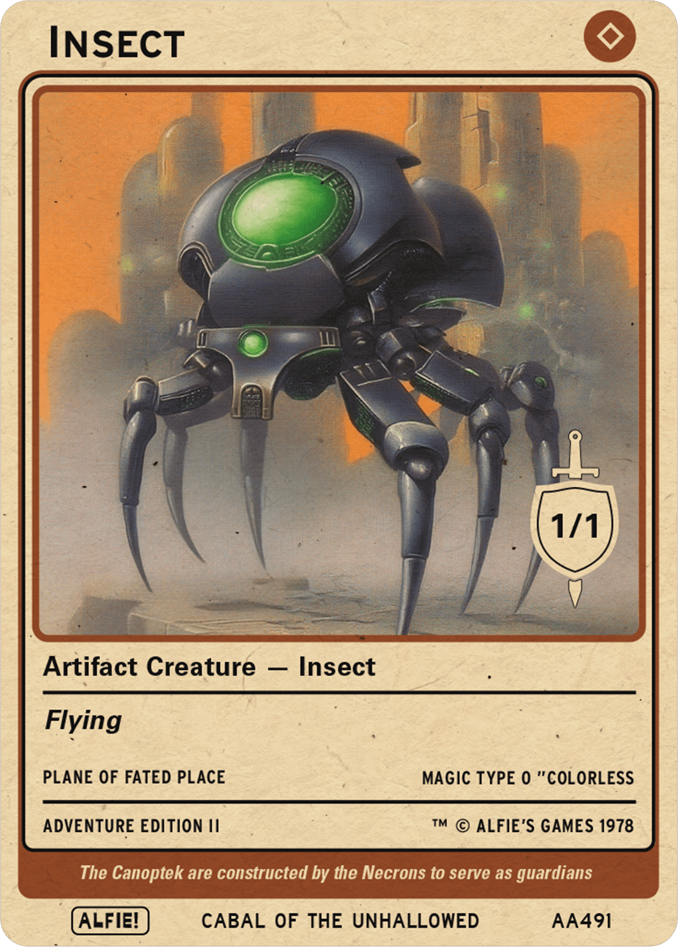 Insect Magic mtg Token – Alfies