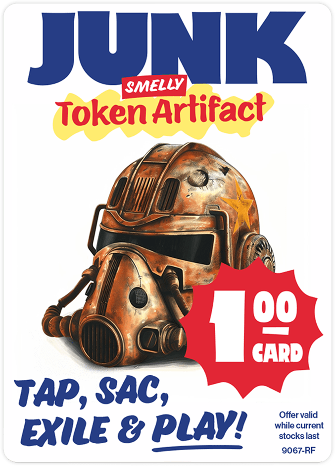 Magic Junk Token Junk token Magic mtg | Unique Style | Alfies!