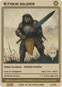 Kithkin Soldier - Alfies