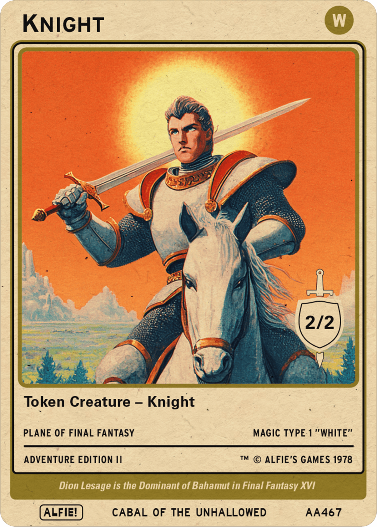 Knight 2/2 - Alfies