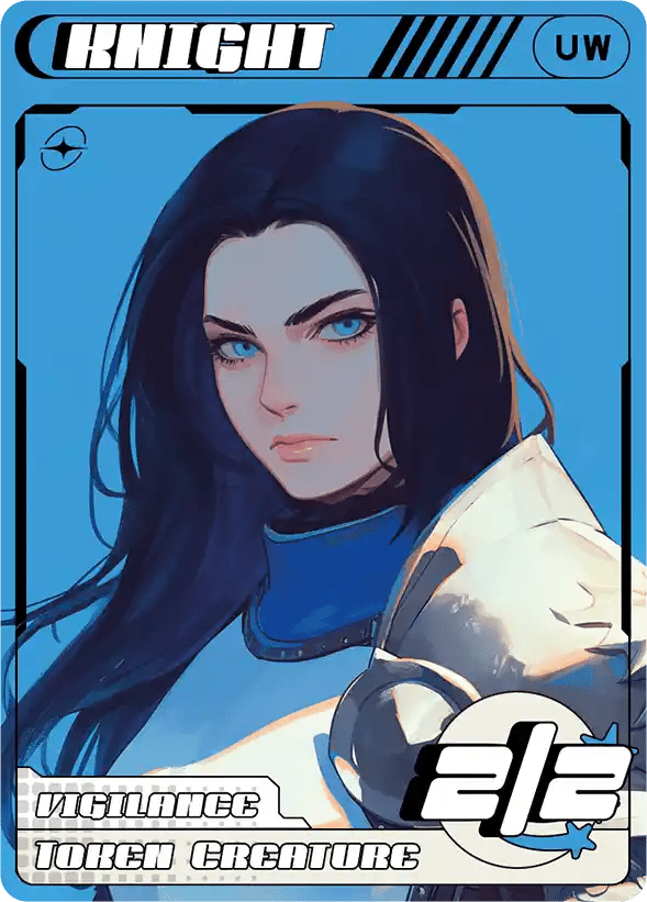Knight White & Blue - Alfies