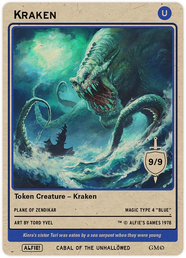 Kraken Blue 9/9 - Alfies