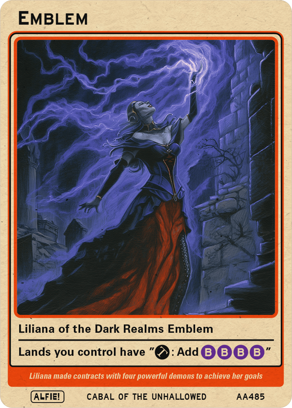 Liliana Dark Realms Emblem - Alfies