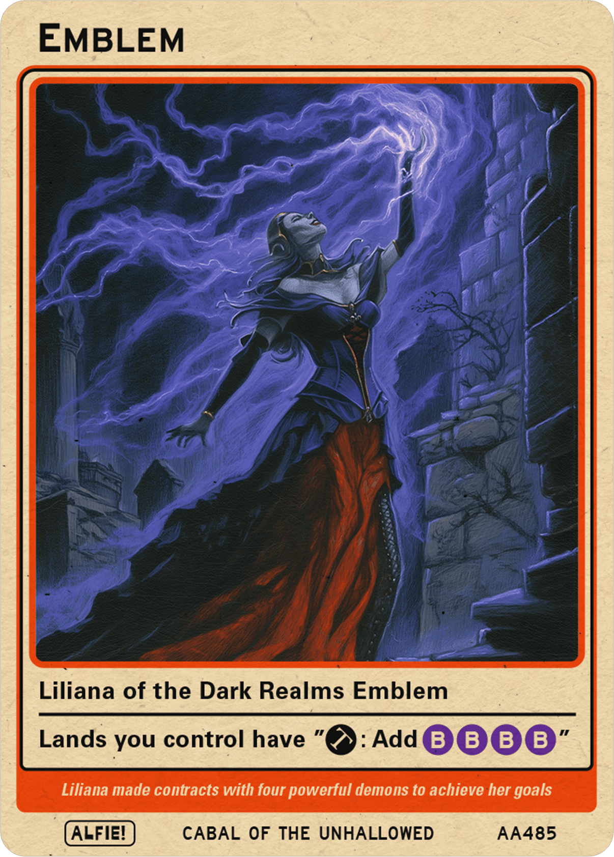 Liliana Dark Realms Emblem - Alfies