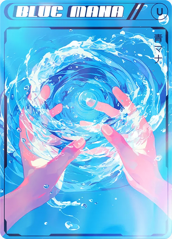 Mana Counter: Blue Foil - Alfies