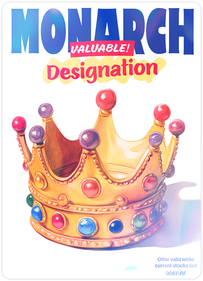 Monarch Foil - Alfies