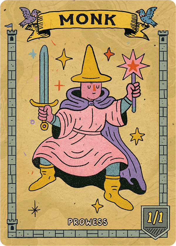 Monk 1/1 White Prowess - Alfies