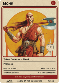 Monk Red Prowess - Alfies