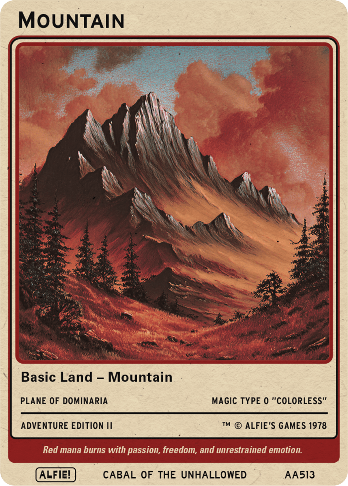 Mountain (Basic Land) - Alfies