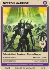 Necron Warrior - Alfies