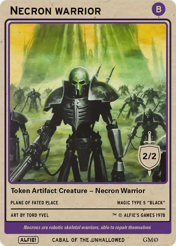 Necron Warrior - Alfies