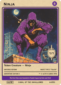 Ninja Black - Alfies