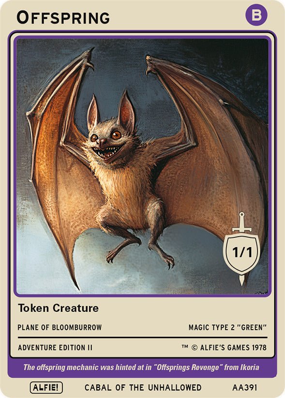 Offspring Magic mtg Token – Alfies
