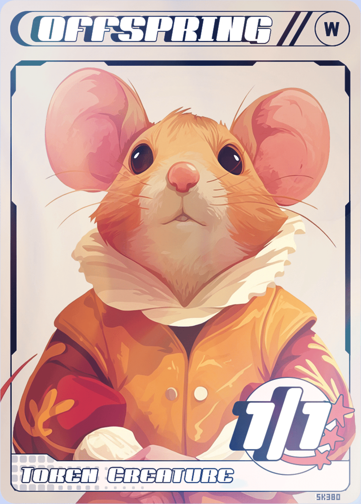 Offspring Mouse White Foil - Alfies