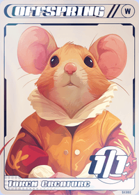 Offspring Mouse White Foil - Alfies