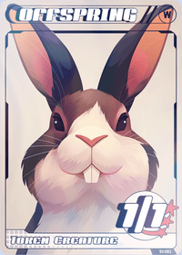 Offspring Rabbit White Foil - Alfies