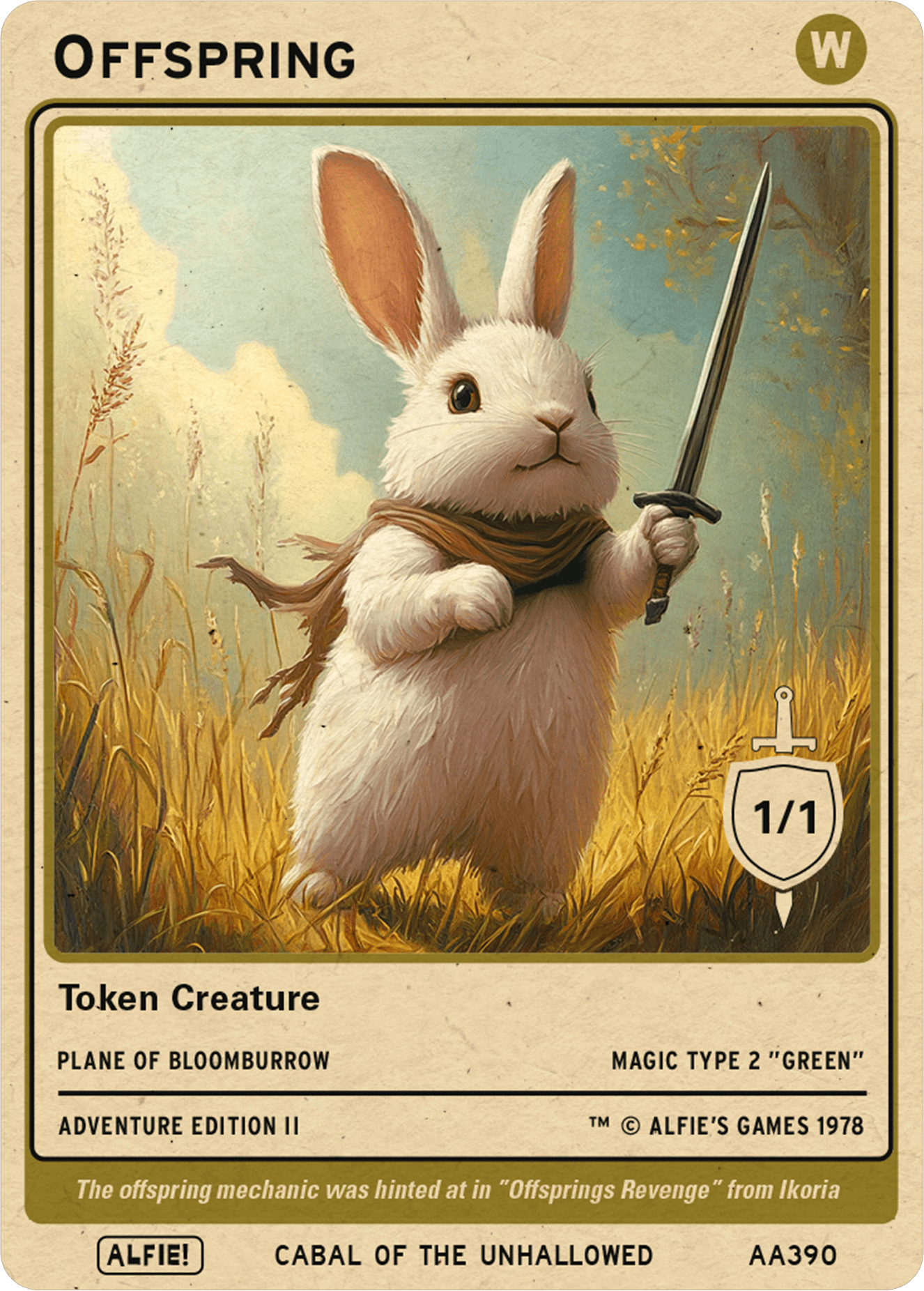 Offspring Magic mtg Token – Alfies