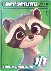 Offspring Raccoon Foil - Alfies