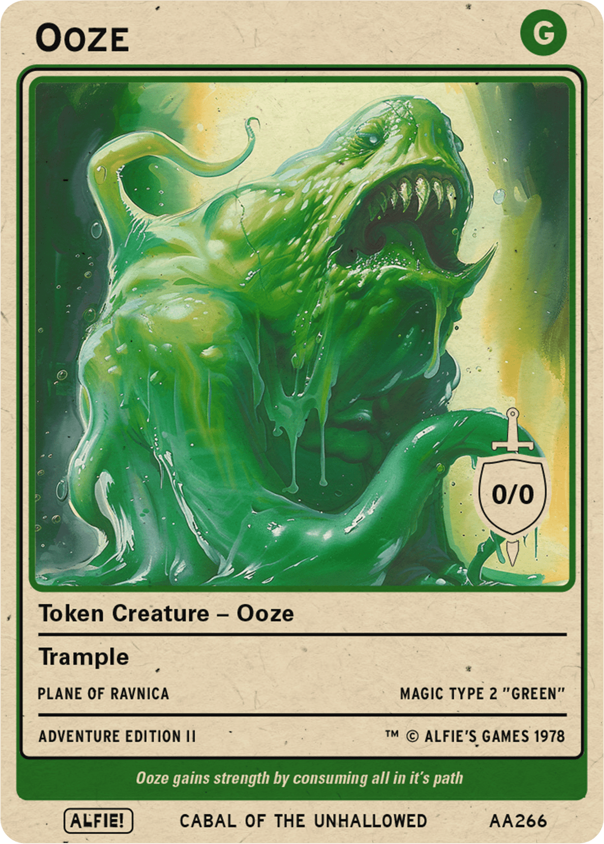 Ooze 0/0 - Alfies