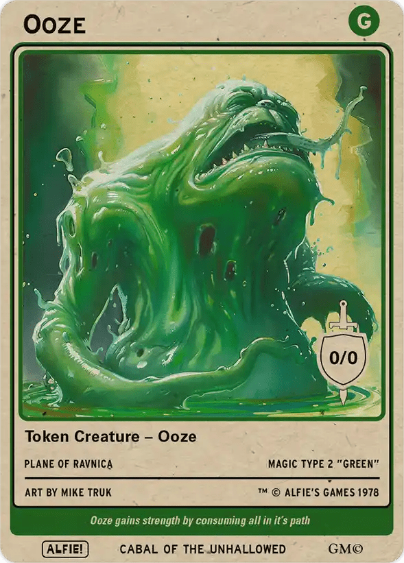 Ooze 0/0 - Alfies