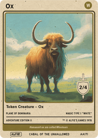 Ox - Alfies
