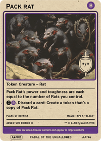 Pack Rat - Alfies