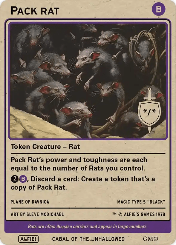Pack Rat - Alfies