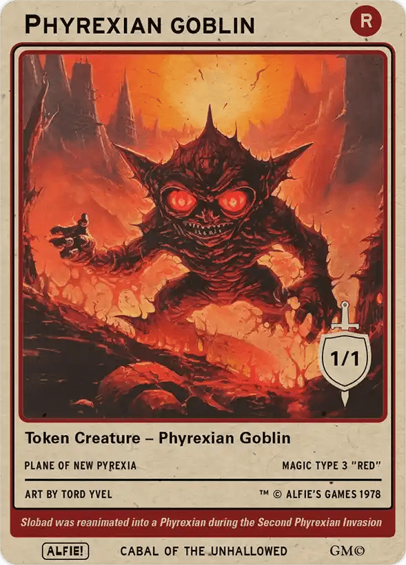 Phyrexian Goblin - Alfies
