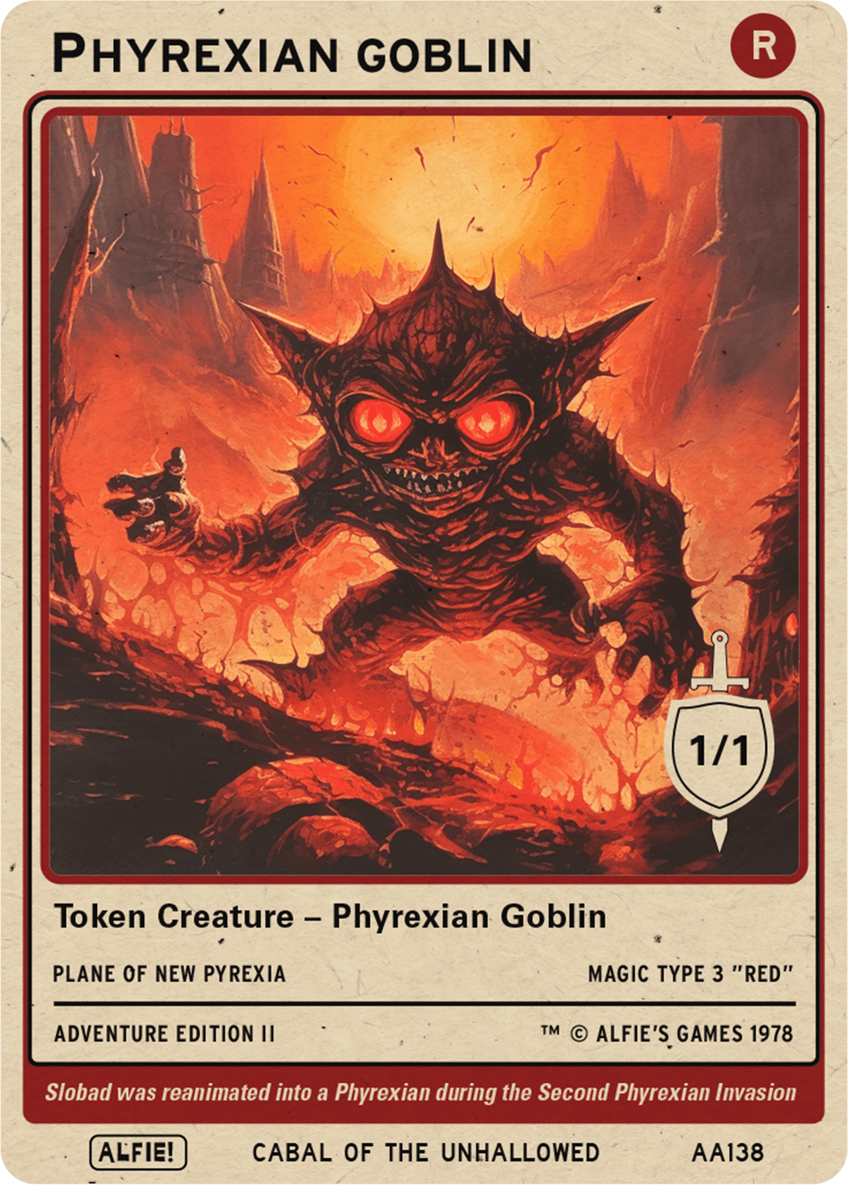 Phyrexian Goblin - Alfies