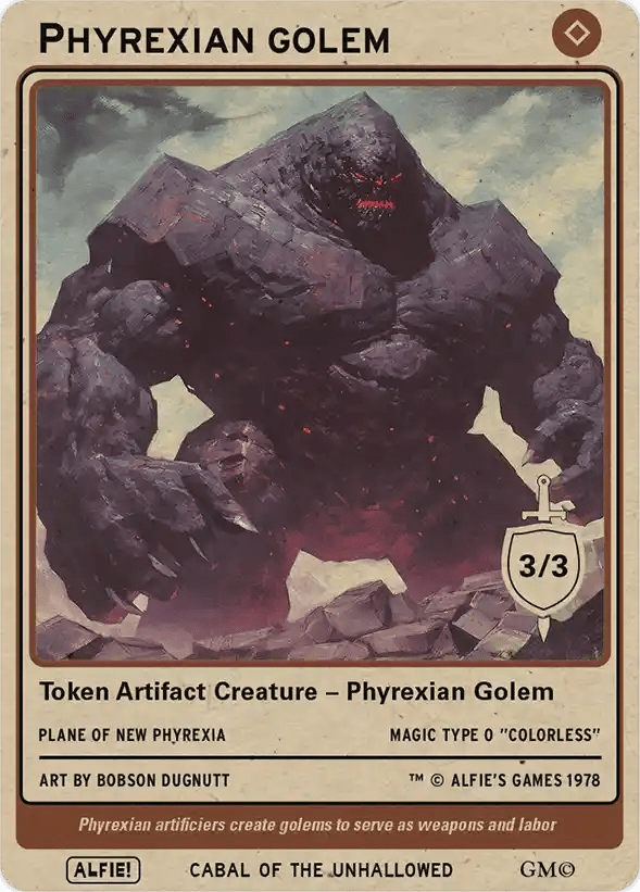 Phyrexian Golem - Alfies
