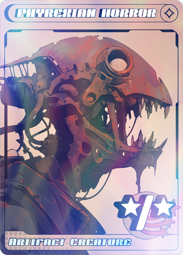 Phyrexian Horror Colorless Foil - Alfies