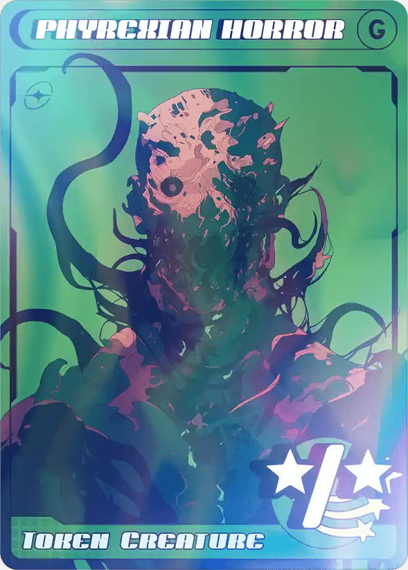 Phyrexian Horror Green Foil - Alfies