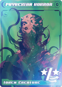 Phyrexian Horror Green Foil - Alfies