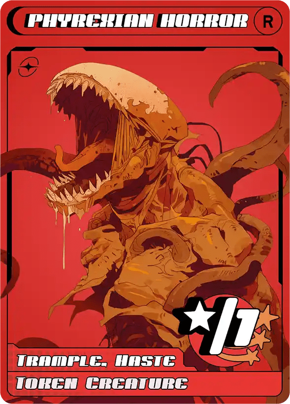 Phyrexian Horror Red - Alfies
