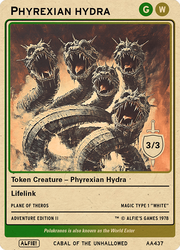 Phyrexian Hydra Lifelink - Alfies