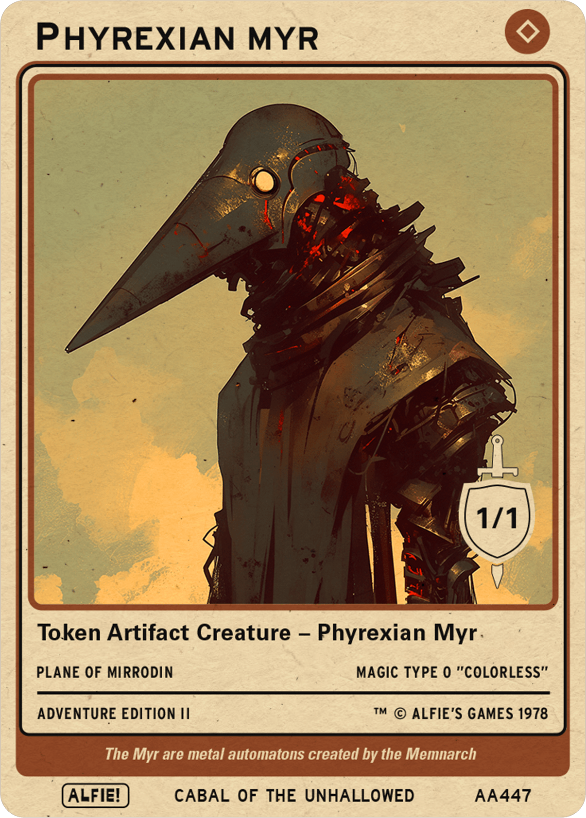 Phyrexian Myr 1/1 - Alfies