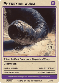 Phyrexian Wurm Deathtouch - Alfies